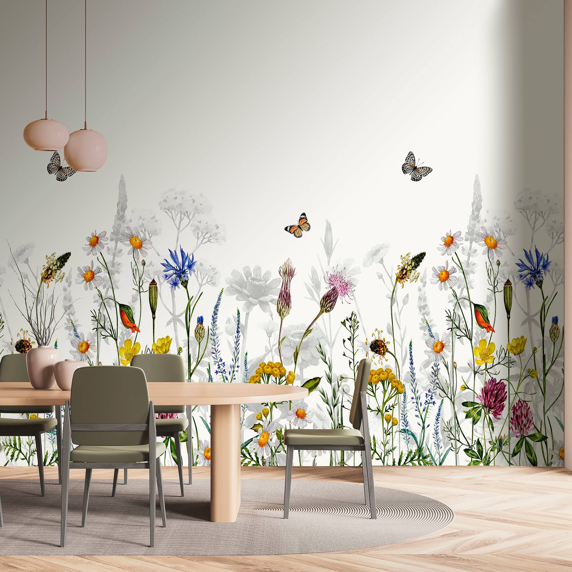 Designs Direct Wildflowers Wall Mural